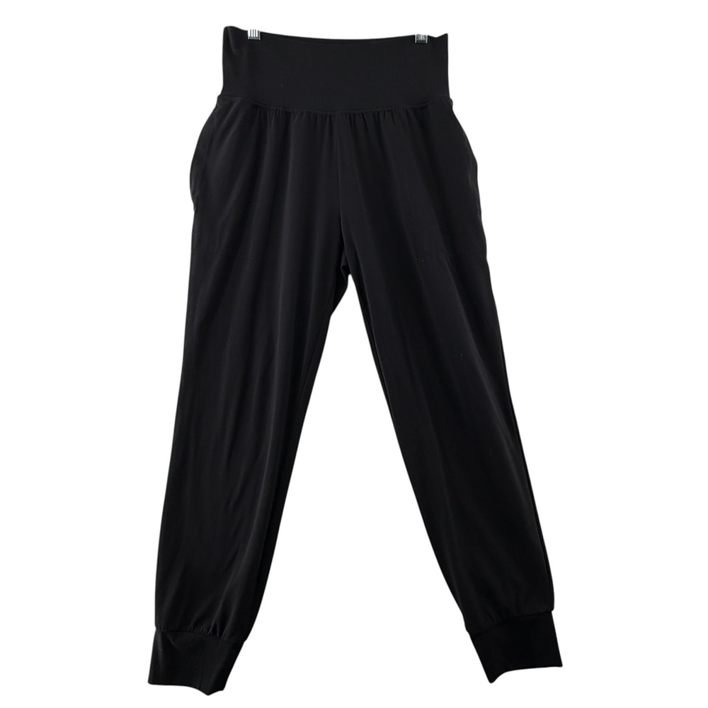 Athleta Salutation Jogger in Powervita Pockets Women Small Black Athletic Gym